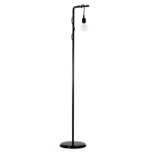 Image of Wire Floor Lamp, Black