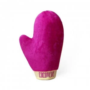 Image of Coco and Eve Sunny Honey Soft Velvet Self Tan Mitt - Pink