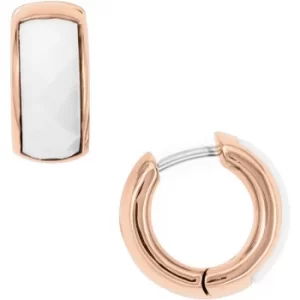 Image of Ladies Fossil PVD rose plating Classics Earrings