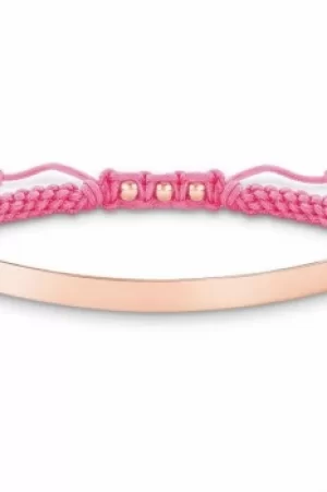 Image of Ladies Thomas Sabo Sterling Silver Love Bridge Bracelet 15-21 Cms LBA0048-597-9-L21V