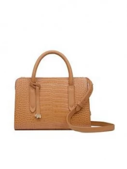 Image of Radley Liverpool Street Faux Croc Small Multiway Bag - Dark Butter