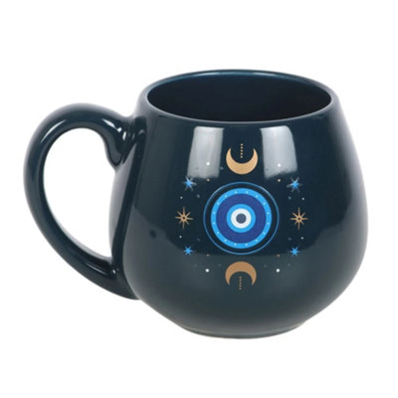 Image of Something Different Something Different All Seeing Eye Mug in Blue Blue One Size Unisex 5063806402633