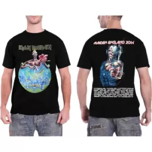Image of Iron Maiden - England 2014 Tour Unisex X-Large T-Shirt - Black
