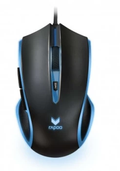Image of Rapoo V20S Optical Wired Gaming Mouse - Black