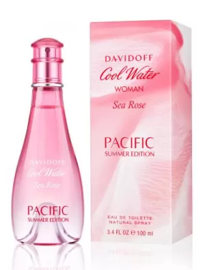 Image of Davidoff Cool Water Woman Sea Rose Pacific Summer Edition Eau de Toilette For Her 100ml