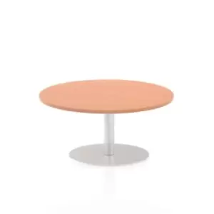 Image of Italia Poseur Table Round 1000 Top 475 High Beech