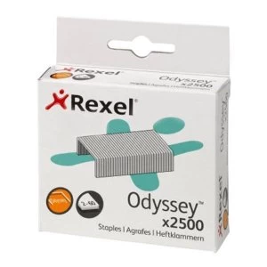 Image of Rexel Odyssey 9mm Heavy Duty Staples Box of 2500 for Rexel Odyssey Heavy Duty Stapler