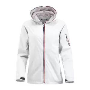 Image of Clique Womens/Ladies Seabrook Hooded Jacket (L) (White)