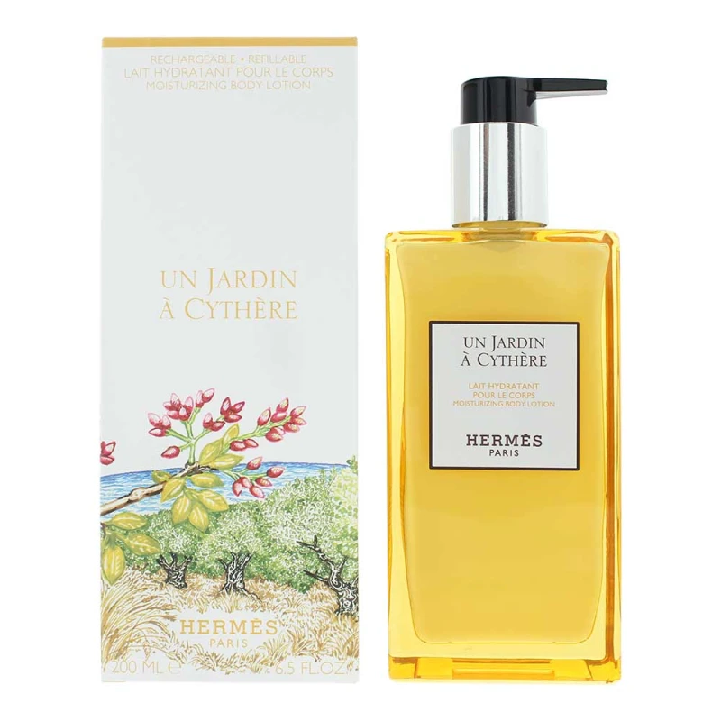 Image of Hermes Un Jardin A Cythere Moisturizing Body Lotion Bottle 200ml