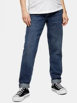 Image of Topshop Maternity Mom Jeans - Blue