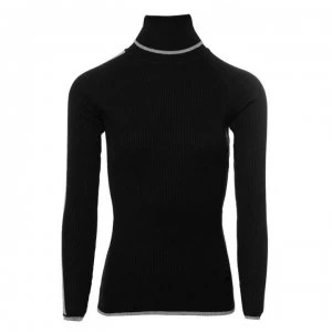 Image of AA Platinum Ladies Polo Neck - Black