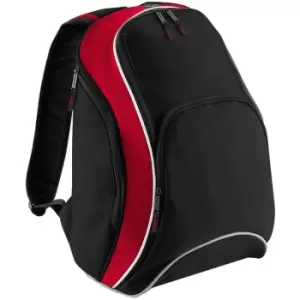 Image of Bagbase Teamwear Backpack / Rucksack (21 Litres) (Pack of 2) (One Size) (French Navy/White) - French Navy/White