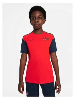 Image of Boys, Nike CR7 Junior T-Shirt - Navy , Red, Size M