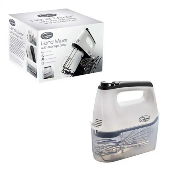 Image of Quest Hand Mixer With Storage Case White 35889