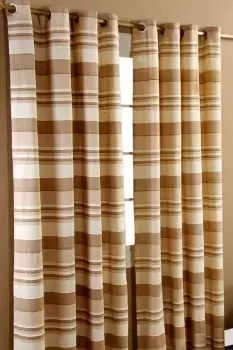 Image of Cotton Morocco Striped Curtain Pair