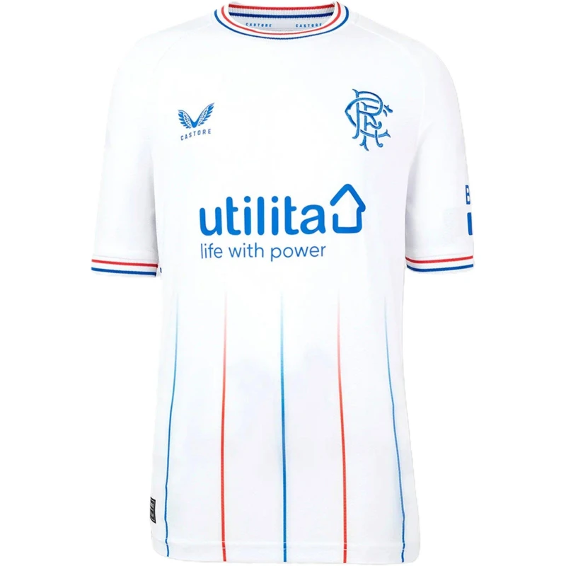 Image of Castore RngrsProASs Brilliant White unisex 12-13 Yrs