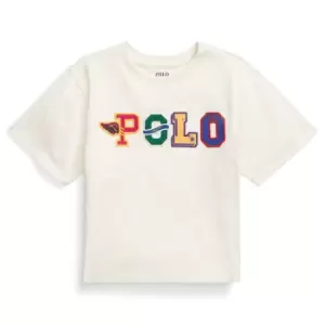 Image of Polo Ralph Lauren Polo Ralph Lauren Logo T-Shirt Junior Girls - White