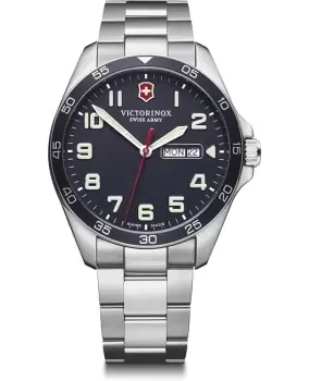 Image of Victorinox Swiss Army Fieldforce Blue Dial Steel Mens Watch 241851 241851