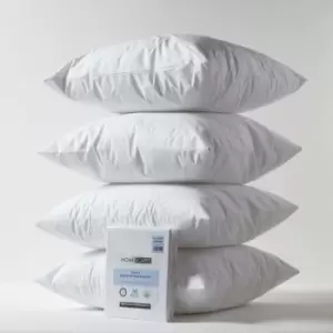 Image of Homescapes - Waterproof Pillow Protectors 80 x 80 cm, Pack of 4 - White