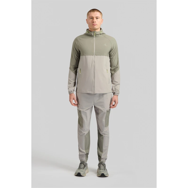 Image of ALTRYN Mens Wooderson V2 Water Resistant Reflective Hooded Long Sleeve Softshell Jacket Grey Mix male Small