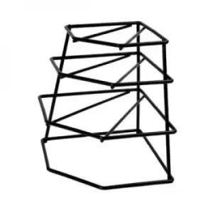 Image of Delfinware 4 Tier Plate Stacker Black