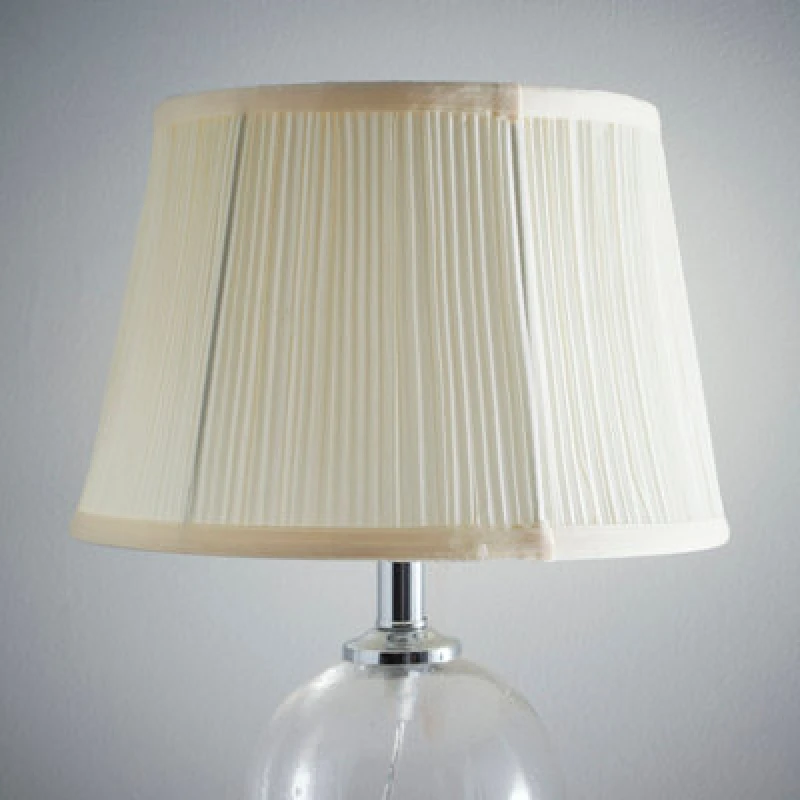 Image of K LIVING 10" Cream Traditional Mushroom Light Shade for Modern Table Lamps and Floor Lamps Cream
