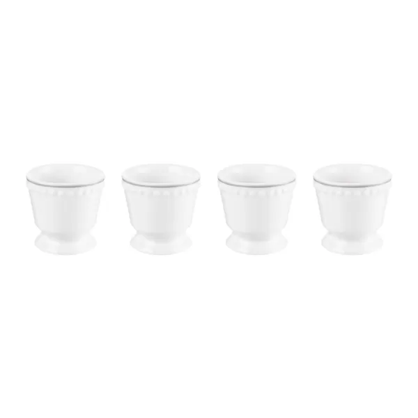 Image of Mary Berry Signature Set of 4 Egg Cups White