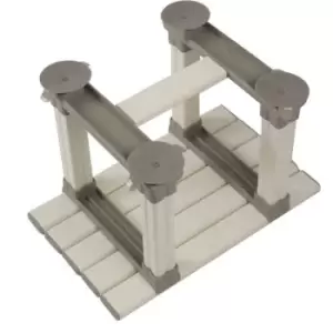 Image of Nrs Healthcare Slatted Bath Seat 150 Mm - White