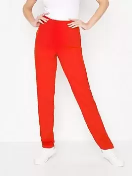 Image of Long Tall Sally Red Scuba Slim Leg Trouser, Blue, Size 14, Women