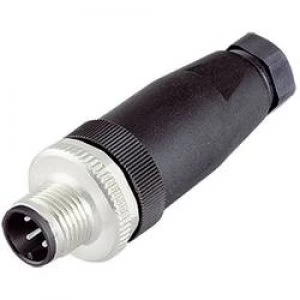 Image of Binder 99 0525 14 04 Series 713 M12 Sensor Actuator Connector Screw Cap Straight