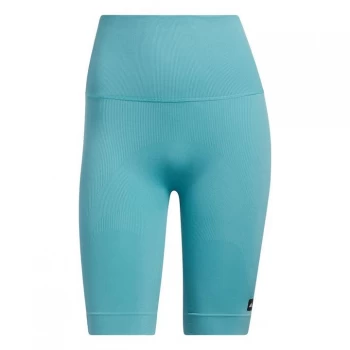 Image of adidas Formotion Sculpt Biker Short Tights Womens - Mint Ton
