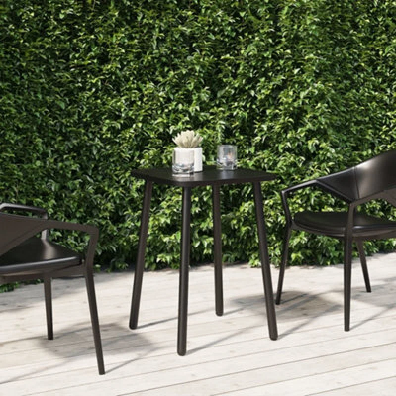 Image of JINLEFU Garden Table Anthracite 50x50x71cm Steel vidaXL JRVDZX-362736_DE