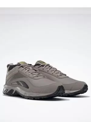 Image of Reebok Ridgerider 6 Leather Shoes, Grey/Black, Size 9, Men