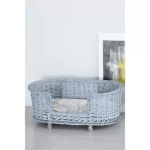 Image of Circular Wicker Pet Bed