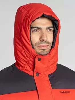 Image of Craghoppers Sutherland Hooded Jacket, Red/Black, Size 2XL, Men