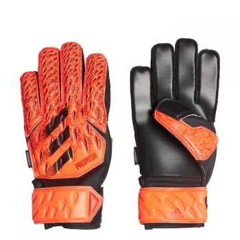 Image of adidas Predator Match Junior Goalkeeper Gloves Fingersave - SolarRed/Black