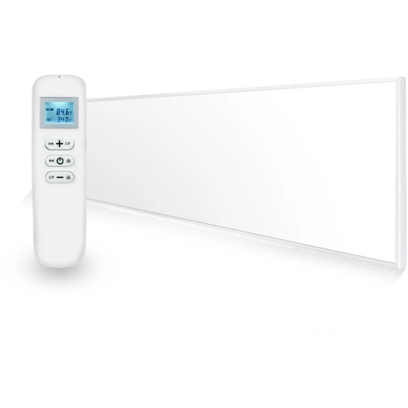 Image of Mirrorstone 350W Ultraslim Nexus WiFi Infrared Heating Panel, White 350WSLIM.NXS