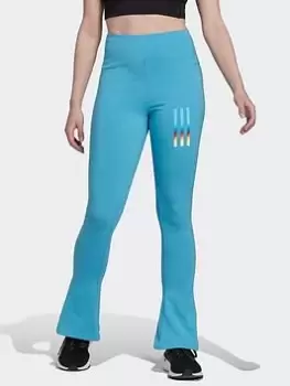 Image of adidas Mission Victory High-waist Leggings, Blue, Size S, Women