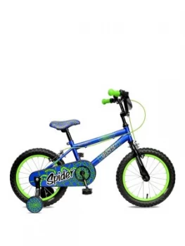 Image of Concept Concept Spider 16" Wheel Boys Mountain Bike Blue/Green