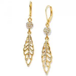 Image of Ladies Lonna And Lilly Gold Plated Gold Standard Earrings