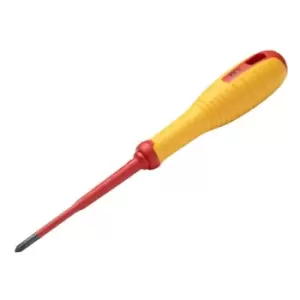 Image of Hultafors VDE Pozidriv Screwdriver PZ1 X 100mm