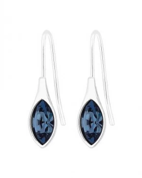 Image of Jon Richard Denim Blue Drop Earring