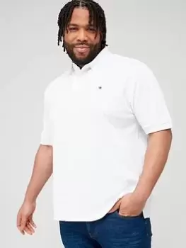 Image of Tommy Hilfiger Big & Tall 1985 Regular Polo Shirt - White, Size 4XL, Men