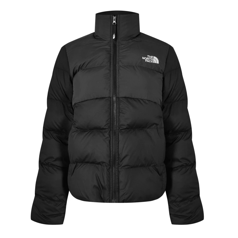 Image of The North Face Womens Saikuru Water and Wind Resistant Oversized Fit Short Puffer Jacket JK3 Black female 16 (XL)