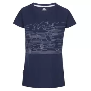 Image of Trespass Womens/Ladies Dunebug T-Shirt (M) (Navy Heron)