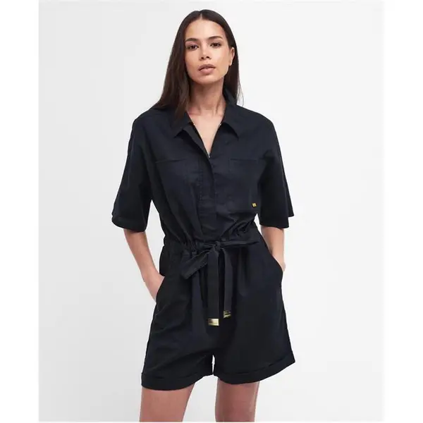 Image of Barbour International Rosell Playsuit - Black 8
