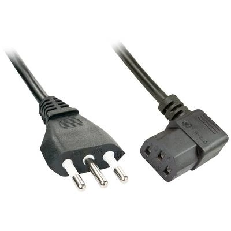 Image of Lindy LINDY Current Cable [1x Italy plug - 1x IEC C13 socket ] 2m Black 30346