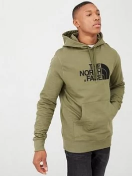 Image of The North Face Light Drew Peak Overhead Hoodie - Olive, Olive Size M Men