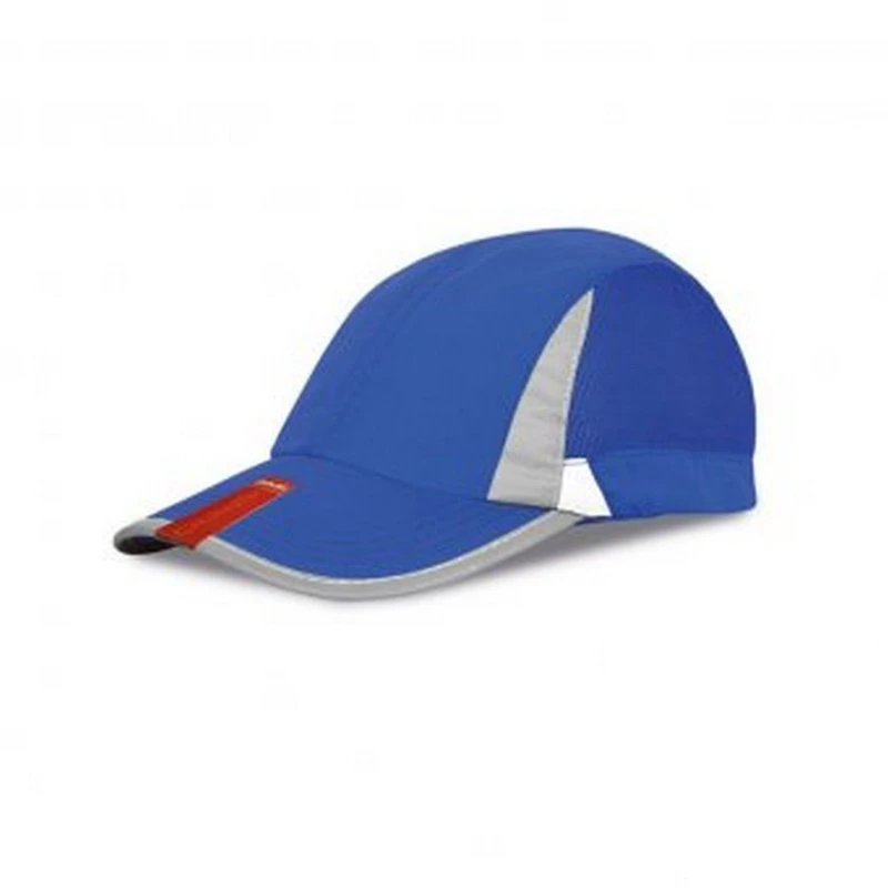 Image of Spiro Mens 2 Panel Sport Baseball Cap in Bright Blue Bright Blue Male One Size