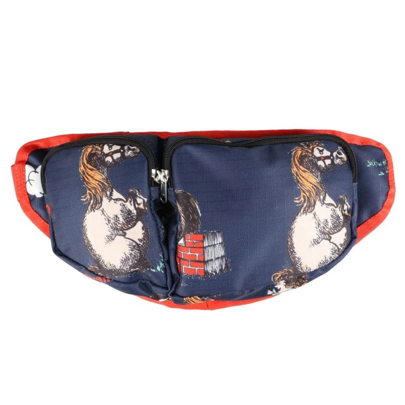 Image of Hy Thelwell Collection Practice Makes Perfect Waist Bag in Navy Navy Unisex One Size